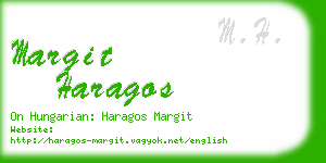 margit haragos business card